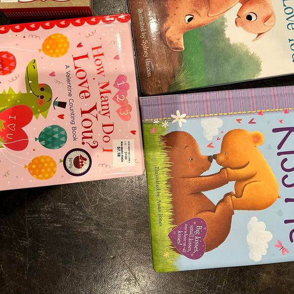 Children’s Books About Love, A Valentine Counting Book, and gift box - Picture 7 of 12